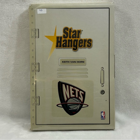 Vintage 90s Keith Van Horn New Jersey Nets NBA Locker Room Star Hangers Jersey - Picture 2 of 11
